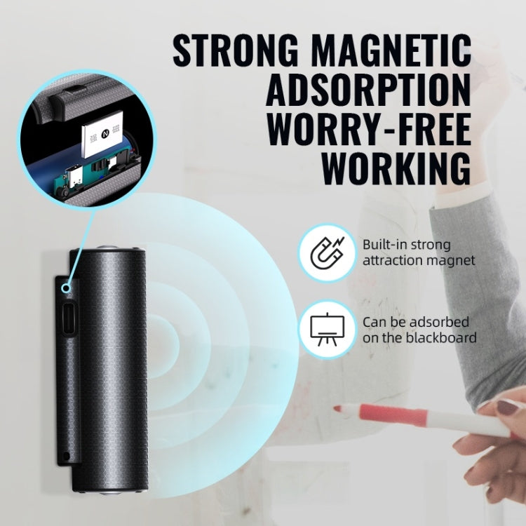 Q76 Smart HD Noise Reduction Voice Control Strong Magnetic Recording Pen, Capacity:8GB(Black)