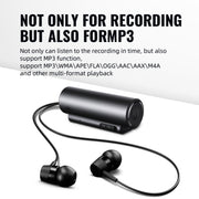 Q76 Smart HD Noise Reduction Voice Control Strong Magnetic Recording Pen, Capacity:8GB(Black)