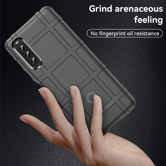 For Sony Xperia 10 IV Full Coverage Shockproof TPU Phone Case(Black)