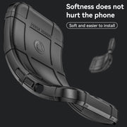 For Sony Xperia 10 IV Full Coverage Shockproof TPU Phone Case(Black)
