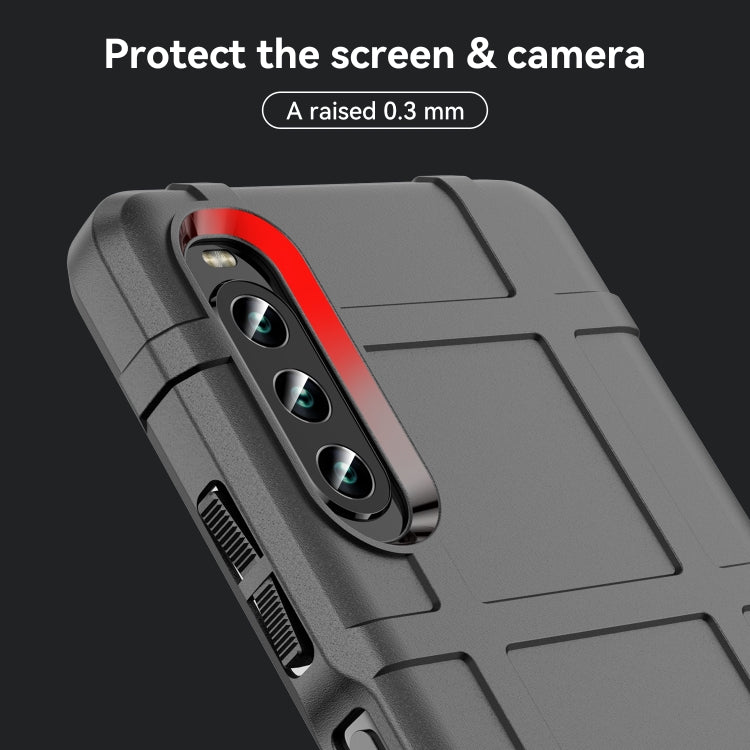 For Sony Xperia 10 IV Full Coverage Shockproof TPU Phone Case(Black)