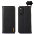 For Xiaomi Redmi Note 11 4G/11S 4G Global KHAZNEH Nappa Top Layer Cowhide Leather Phone Case(Black) - Xiaomi Cases by PMC TechLife | Online Shopping South Africa | PMC TechLife