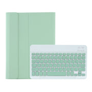 A610B Candy Color Bluetooth Keyboard Leather Case with Pen Slot For Samsung Galaxy Tab S6 Lite 10.4 inch SM-P610 / SM-P615(Light Green)