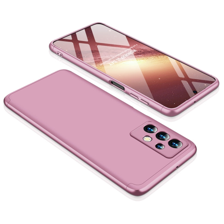 For Samsung Galaxy A23 GKK Three Stage Splicing Full Coverage PC Phone Case(Rose Gold)