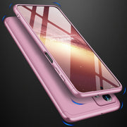 For Samsung Galaxy A23 GKK Three Stage Splicing Full Coverage PC Phone Case(Rose Gold)