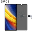 25 PCS Full Cover Anti-peeping Tempered Glass Film For Xiaomi Poco X3 Pro -  by PMC TechLife | Online Shopping South Africa | PMC TechLife