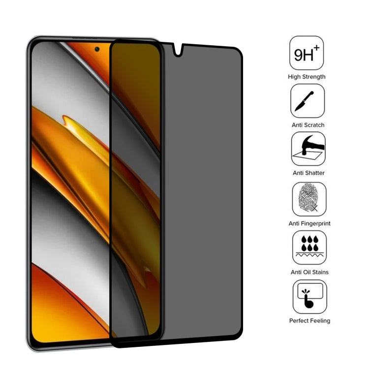 25 PCS Full Cover Anti-peeping Tempered Glass Film For Xiaomi Poco F3 -  by PMC TechLife | Online Shopping South Africa | PMC TechLife