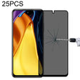 25 PCS Full Cover Anti-peeping Tempered Glass Film For Xiaomi Poco M3 Pro -  by PMC TechLife | Online Shopping South Africa | PMC TechLife