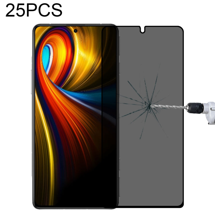 25 PCS Full Cover Anti-peeping Tempered Glass Film For Xiaomi Poco F3 GT - free shipping - PMC TechLife - Order now!