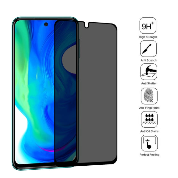 25 PCS Full Cover Anti-peeping Tempered Glass Film For Xiaomi Poco M2 Pro
