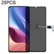 25 PCS Full Cover Anti-peeping Tempered Glass Film For Xiaomi Redmi K40 / K40S -  by PMC TechLife | Online Shopping South Africa | PMC TechLife