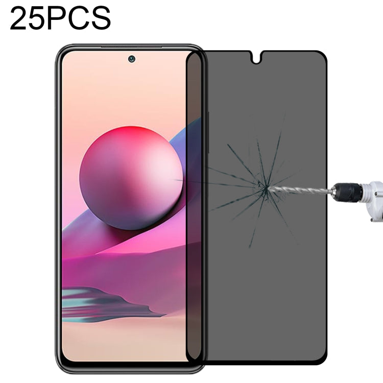 25 PCS Full Cover Anti-peeping Tempered Glass Film For Xiaomi Poco M5s / Redmi Note 10S - Poco M5s Tempered Glass by PMC TechLife | Online Shopping South Africa | PMC TechLife