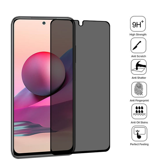 25 PCS Full Cover Anti-peeping Tempered Glass Film For Xiaomi Poco M5s / Redmi Note 10S
