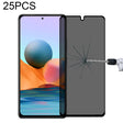 25 PCS Full Cover Anti-peeping Tempered Glass Film For Xiaomi Redmi Note 10 Pro Max -  by PMC TechLife | Online Shopping South Africa | PMC TechLife