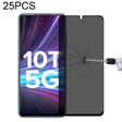 25 PCS Full Cover Anti-peeping Tempered Glass Film For Xiaomi Redmi Note 10T 5G -  by PMC TechLife | Online Shopping South Africa | PMC TechLife