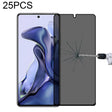 25 PCS Full Cover Anti-peeping Tempered Glass Film For Xiaomi Mi 11T / 11T Pro -  by PMC TechLife | Online Shopping South Africa | PMC TechLife