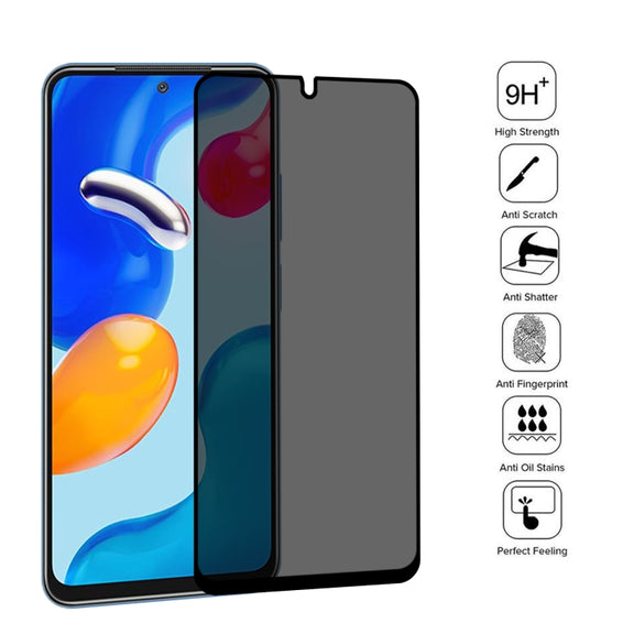 25 PCS Full Cover Anti-peeping Tempered Glass Film For Xiaomi Redmi Note 11S / Note 11 SE India