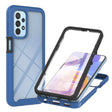 For Samsung Galaxy A23 5G / 4G Starry Sky Solid Color Series PC + TPU Phone Case with PET Film(Blue) - Galaxy Phone Cases by PMC TechLife | Online Shopping South Africa | PMC TechLife | Buy Now Pay Later Mobicred