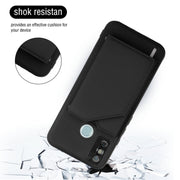 For Tecno Spark 6 Go / Go 2020 Skin Feel PU + TPU + PC Phone Case(Black)