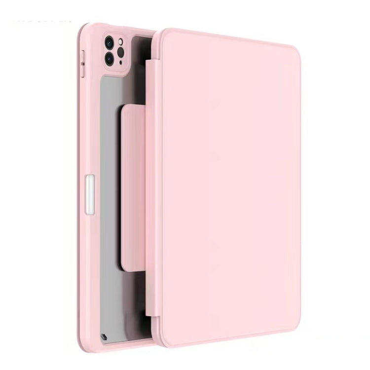 For iPad Pro 12.9 2022 / 2021 / 2020 / 2018 Mutural Jianshang Series Tablet Leather Smart Case(Pink) - iPad Pro 12.9 (2022/2021) Cases by Mutural | Online Shopping South Africa | PMC TechLife | Buy Now Pay Later Mobicred
