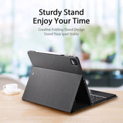 DUX DUCIS Bluetooth Keyboard Leather Case with Touchpad & Smart Sleep Function For iPad Pro 12.9 2020/2021/2022(Black)