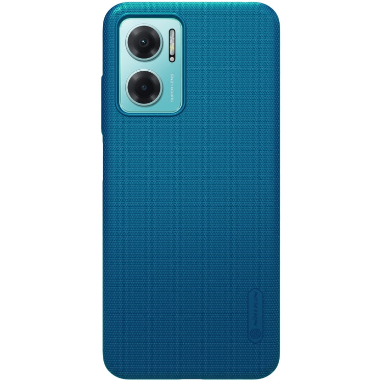For Xiaomi Redmi Note 11E / Redmi 10 5G NILLKIN Frosted PC Phone Case(Blue) - Xiaomi Cases by NILLKIN | Online Shopping South Africa | PMC TechLife | Buy Now Pay Later Mobicred