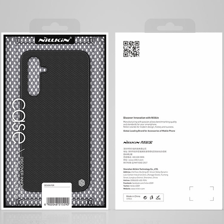 For Samsung Galaxy A13 5G NILLKIN 3D Texture Nylon Fiber PC+TPU Phone Case(Black) - Galaxy Phone Cases by NILLKIN | Online Shopping South Africa | PMC TechLife | Buy Now Pay Later Mobicred