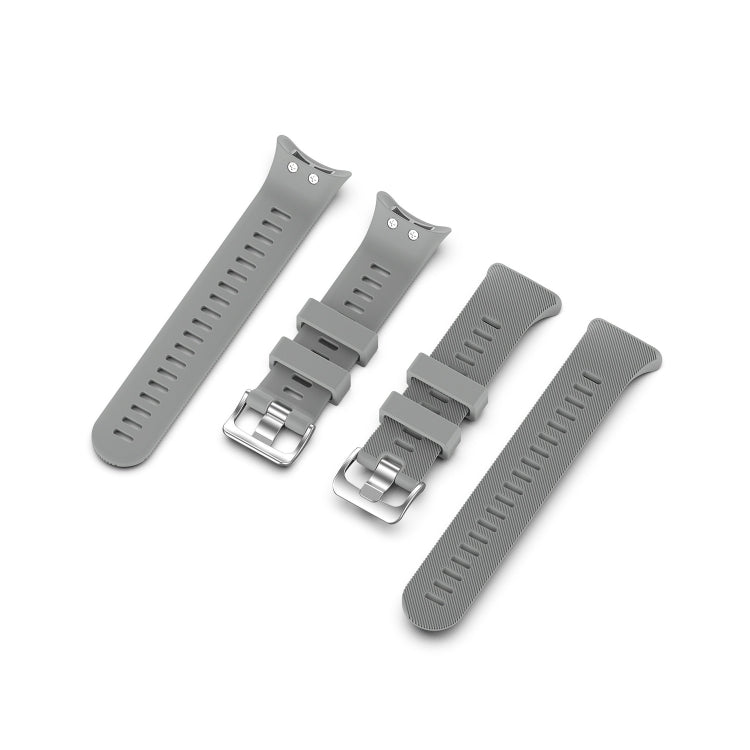 Compatible with Garmin Compatible witherunner 45 & 45S Silicone Watch Band(Gray) - Watch Bands by PMC Jewellery | Online Shopping South Africa | PMC Jewellery | Buy Now Pay Later Mobicred