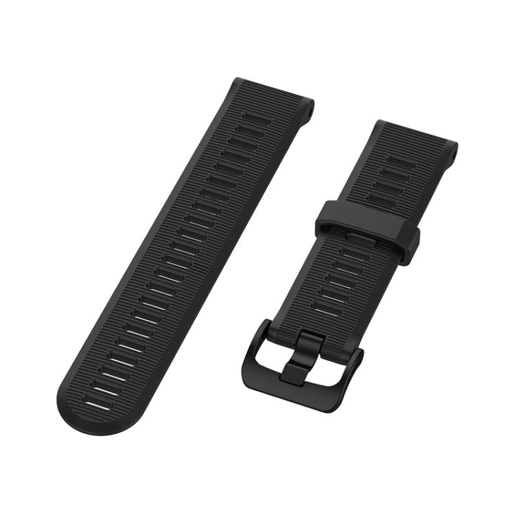 Compatible with Garmin Compatible witherunner 945 Silicone Watch Band(Black) - Watch Bands by PMC TechLife | Online Shopping South Africa | PMC TechLife | Buy Now Pay Later Mobicred