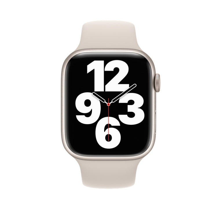 Silicone Watch Band For Apple Watch 42mm / 41mm / 40mm / 38mm(Starlight)