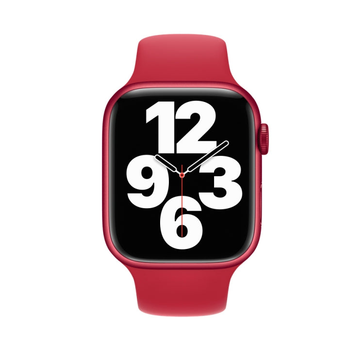 Silicone Watch Band For Apple Watch 46mm / 49mm / 45mm / 44mm(Red) - Watch Bands by PMC TechLife | Online Shopping South Africa | PMC TechLife | Buy Now Pay Later Mobicred