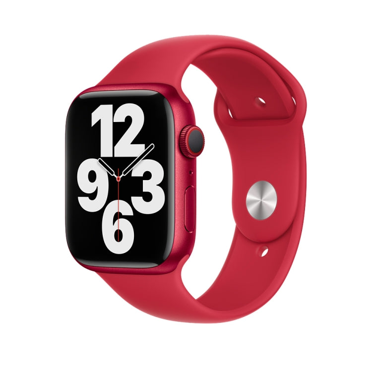 Silicone Watch Band For Apple Watch 46mm / 49mm / 45mm / 44mm(Red) - Watch Bands by PMC TechLife | Online Shopping South Africa | PMC TechLife | Buy Now Pay Later Mobicred