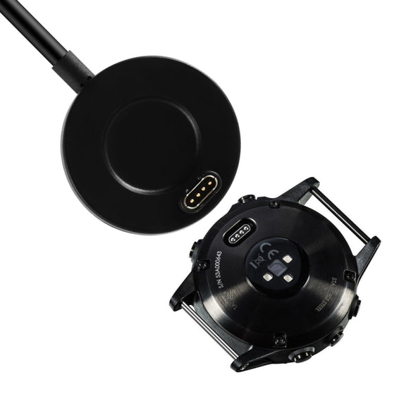 Compatible with Garmin Fenix 6 & 6S & 6X Round Charging Base(Black)