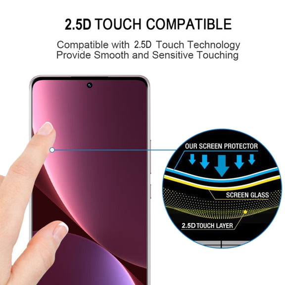 25 PCS Full Screen Tempered Glass Film For Xiaomi 12 Lite