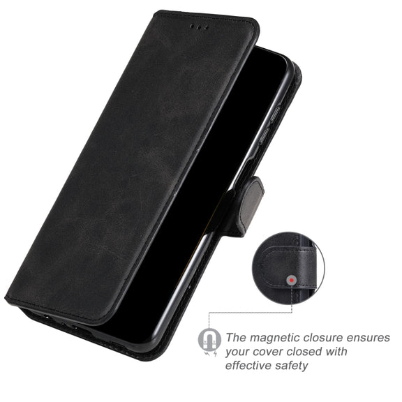 For vivo Y76s / Y76 5G Classic Calf Texture Flip Leather Case(Black)