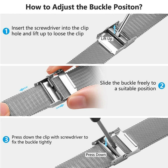 For Samsung Galaxy Watch4 40mm / 44mm Stainless Steel Milan Buckle Watch Band(Gold)