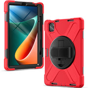 For Xiaomi Pad 5 / Pad 5 Pro Silicone + PC Tablet Case(Red)