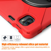For Xiaomi Pad 5 / Pad 5 Pro Silicone + PC Tablet Case(Red)