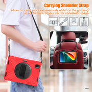 For Xiaomi Pad 5 / Pad 5 Pro Silicone + PC Tablet Case(Red)