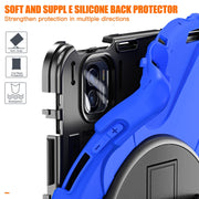 For Xiaomi Pad 5 / Pad 5 Pro Silicone + PC Tablet Case(Blue)
