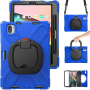 For Xiaomi Pad 5 / Pad 5 Pro Silicone + PC Tablet Protective Case(Blue)