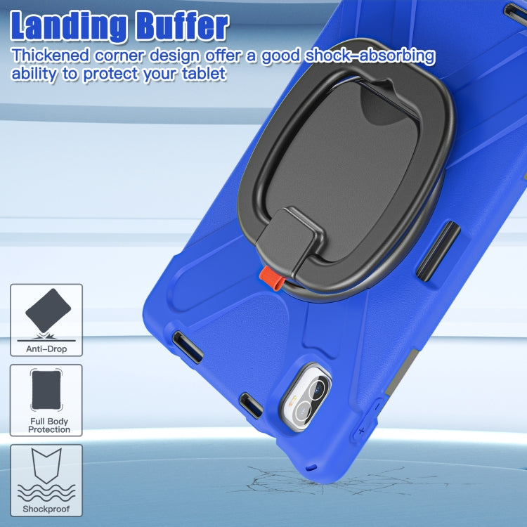 For Xiaomi Pad 5 / Pad 5 Pro Silicone + PC Tablet Protective Case(Blue)