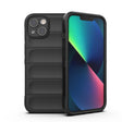 For iPhone 13 Magic Shield TPU + Flannel Phone Case(Black) - iPhone 13 Cases by PMC TechLife | Online Shopping South Africa | PMC TechLife | Buy Now Pay Later Mobicred