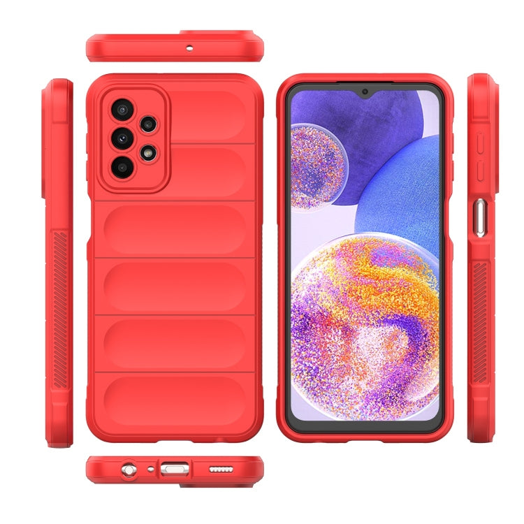 For Samsung Galaxy A23 Magic Shield TPU + Flannel Phone Case(Black) - free shipping - PMC TechLife - Order now!