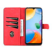 For Xiaomi Redmi 10C / Redmi 10 India AZNS Skin Feel Calf Texture Flip Leather Phone Case(Red)
