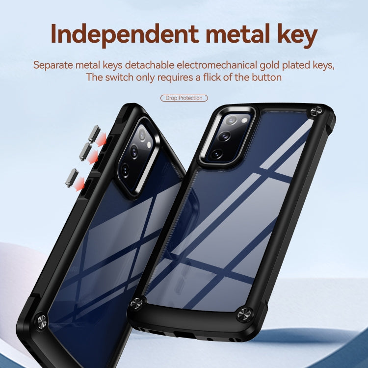 For Samsung Galaxy S20 FE 5G TPU + PC Lens Protection Phone Case(Black) - free shipping - PMC TechLife - Order now!