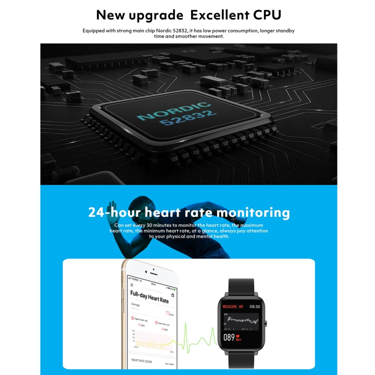 Rogbid Rowatch 1 1.4 inch IPS Screen Smart Watch, Support Blood Pressure Monitoring/Sleep Monitoring(Green) - free shipping - PMC TechLife - Order now!