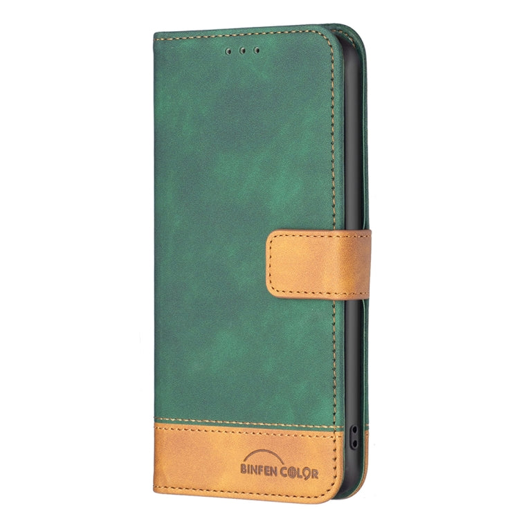 For Samsung Galaxy S21 5G BF11 Color Matching Skin Feel Leather Phone Case(Green) - free shipping - PMC TechLife - Order now!