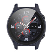 For Honor Watch GS 3 PC+Tempered Glass Watch Case(Ink Blue)