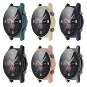For Honor Watch GS 3 PC+Tempered Glass Watch Case(Ink Blue)